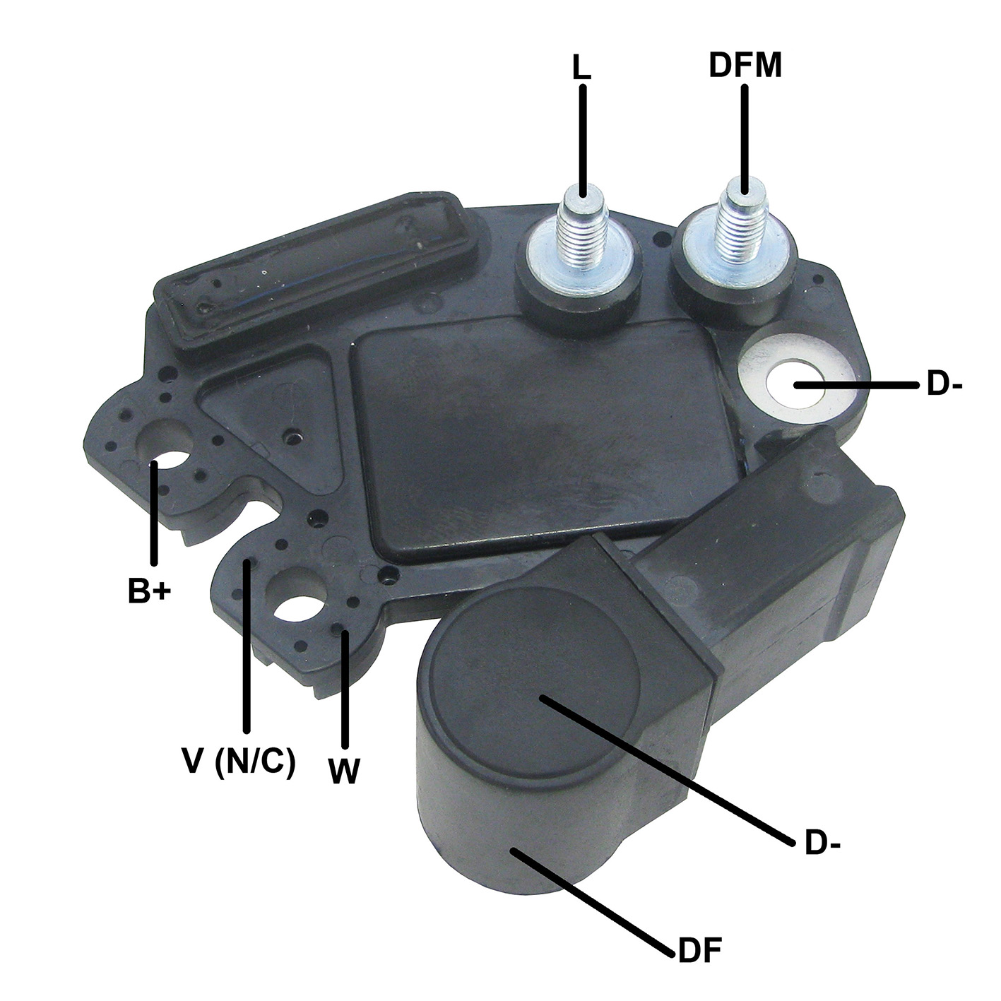 REGULADOR VOLTAGEM 14V PEUGEOT 206, 307, PARTNER - GA930 GAUSS