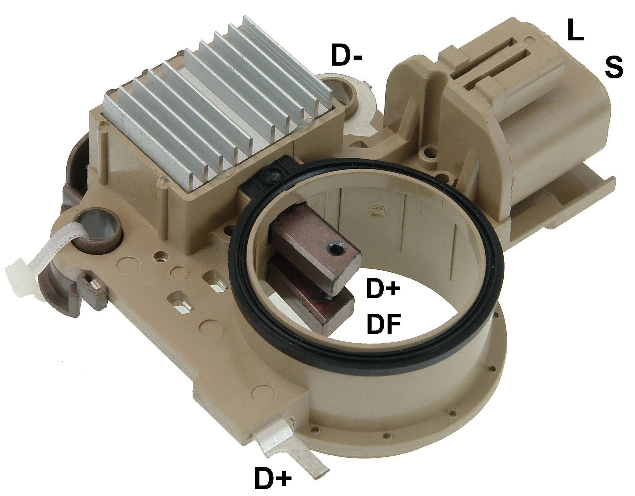 REGULADOR DE VOLTAGEM ALTERNADOR MANDO KIA: SORENTO 2500 D4CB 2002..2009 (GAUSS) - GA979