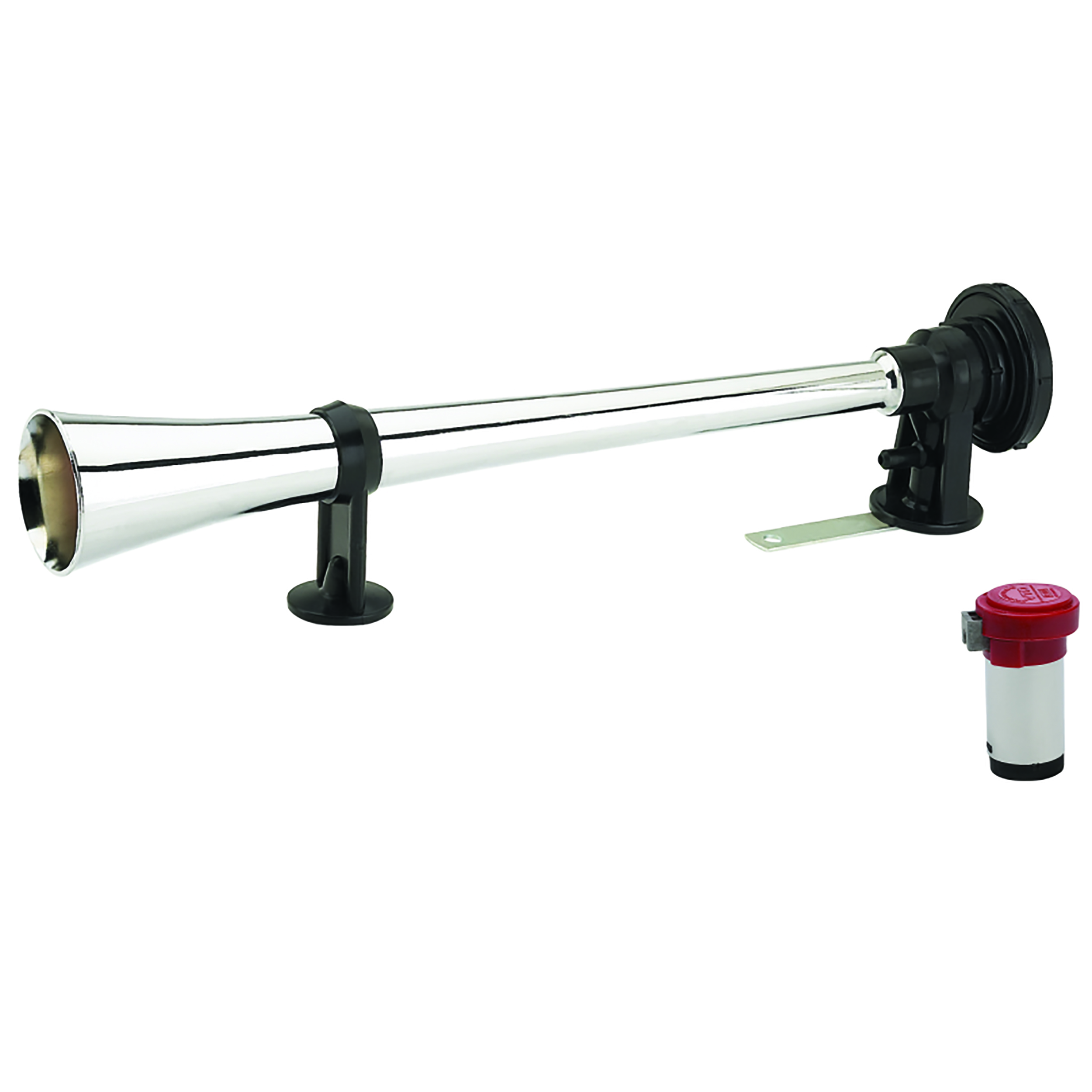 BUZINA ELETROPNEUMATICA 1 CORNETA CROMADA 12V - GAB1009 GAUSS