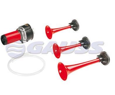 BUZINA 12V 20A 3 CORNETAS - GAB1067 GAUSS