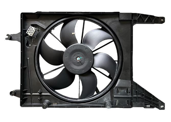 ELETROVENTILADOR COM DEFLETOR 12V RENAULT LOGAN, SANDERO - GAE1269 GAUSS
