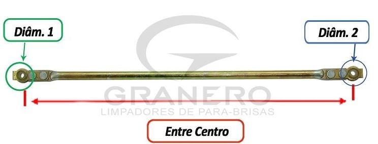 BARRA TOYOTA BANDEIRANTE ATE 77  - GRA147D  