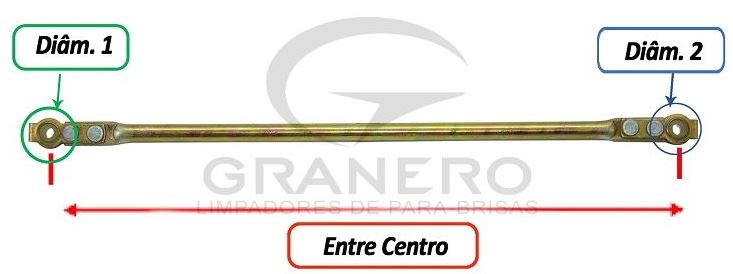 BARRA TOYOTA BANDEIRANTE ATE 77  - GRA147E  