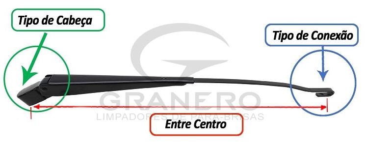 BRACO GOL (BOLINHA) 95/99/PARATI 96/99 - GRA772  