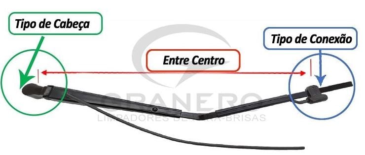 BRACO LIMPADOR VW CAMINHAO - GRA781  