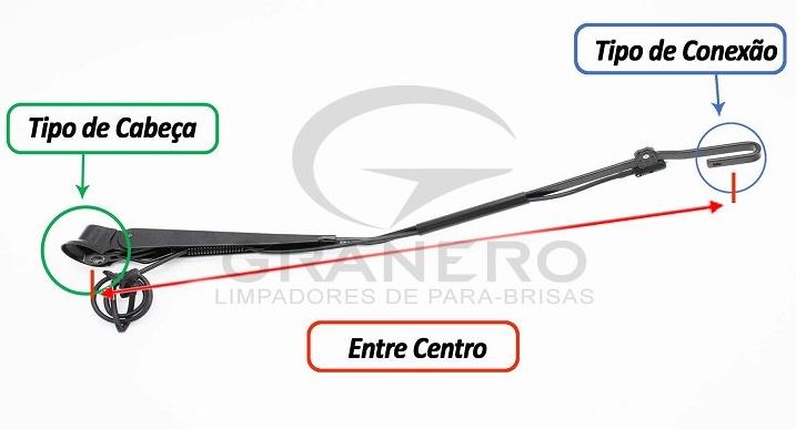 BRACO LIMPADOR MB 715/915 APOS 2003 LD - GRA797LD   