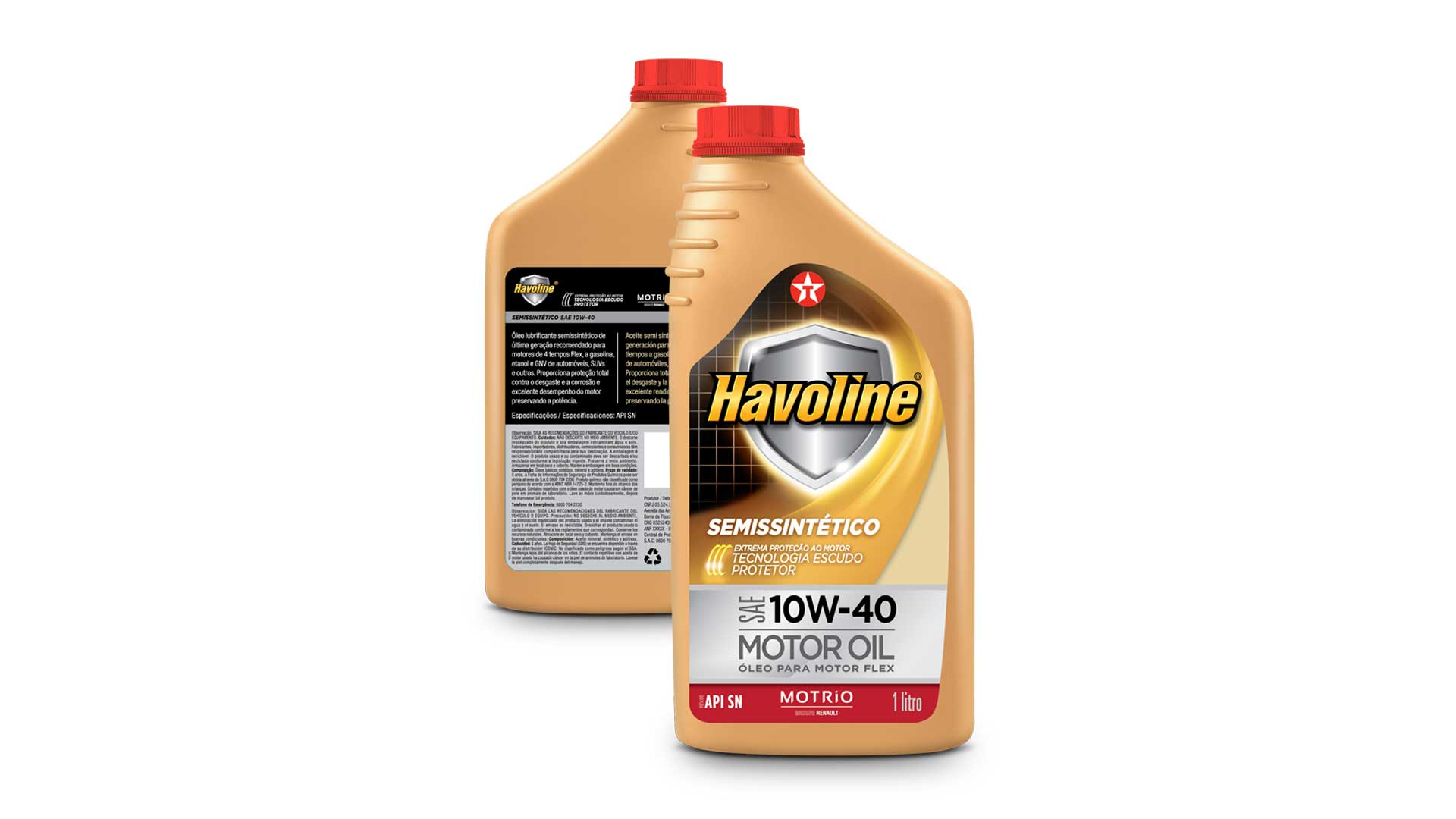 OLEO 10W40 SEMISINTETICO HAVOLINE 1L