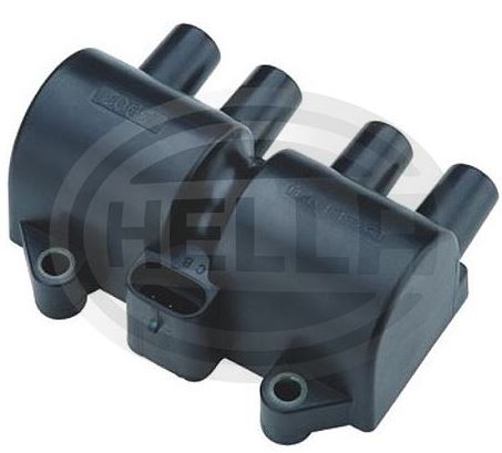 BOBINA DE IGNIÇAO GM CORSA CELTA PRISMA 1.  1.4  FIAT PALIO 1.8 STRADA 1.8   HELLA - HBI0042