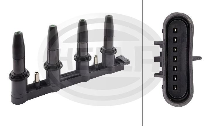BOBINA DE IGNIÇAO GM CRUZE 1.8  SONIC 1.6 16V.  -  HELLA HBI0074