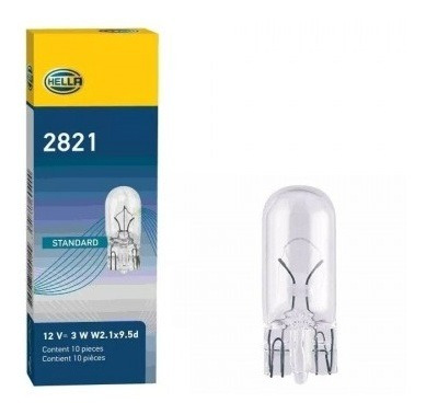 LAMPADA ESMAGADA GRANDE 12V  3 W   -  HL 2821 12V 3W