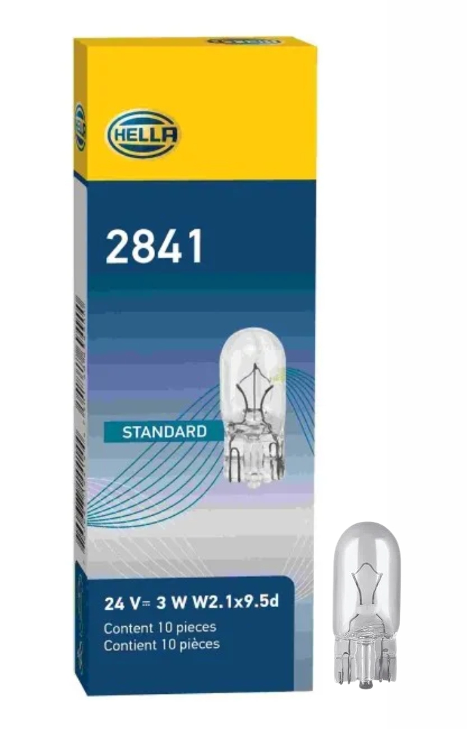 LAMPADA ESMAGADA GRANDE 2821 24V 3W (2841