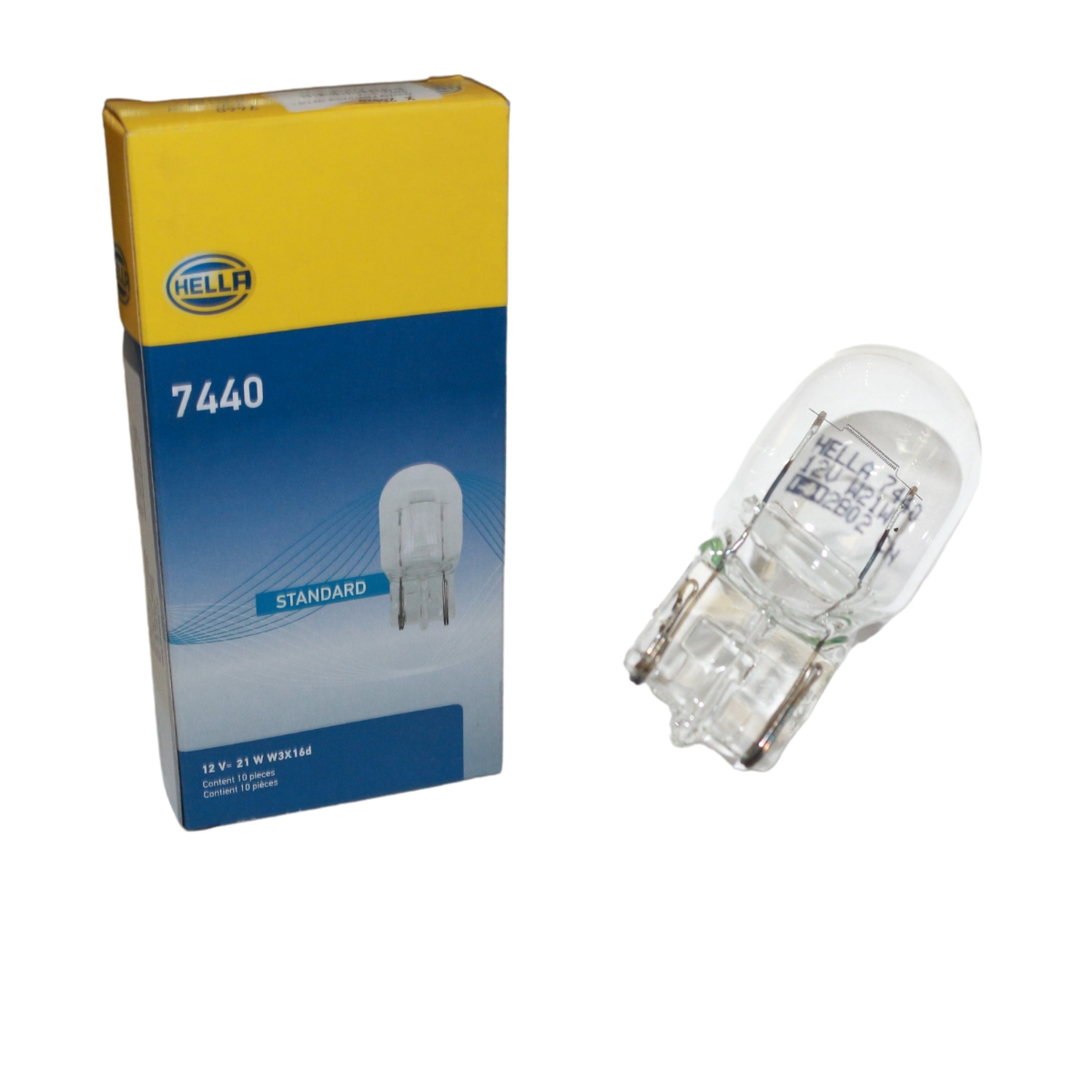 LÂMPADA PINGÃO D'ÁGUA 12V 21W - 7440  - HELLA 7505