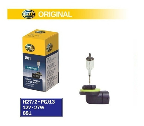 LAMP HALOG H27/2 12V (881)SOQUETE EM L