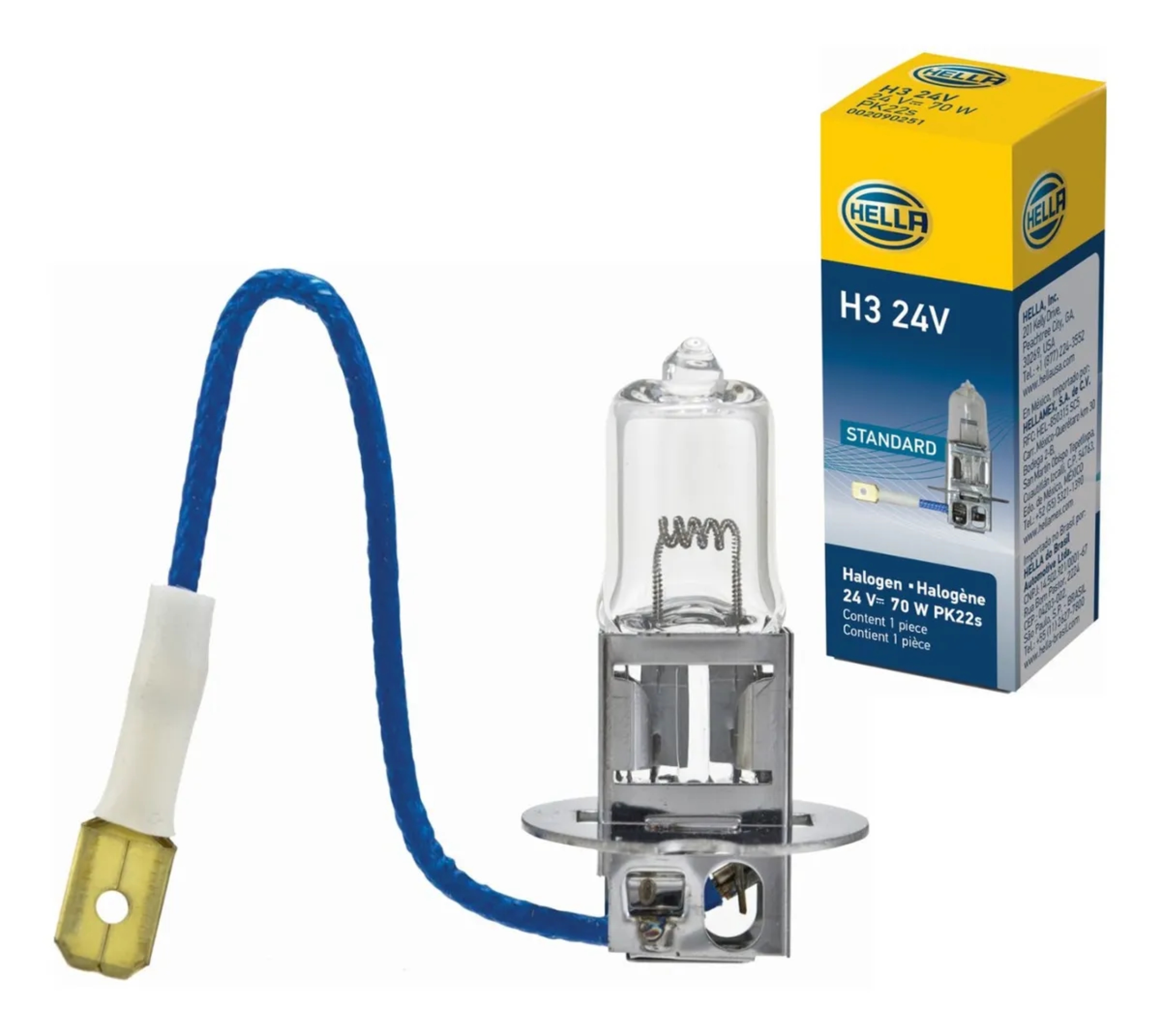 LAMP HALOG H3 24V 70W