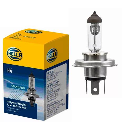 LAMPADA HALOGENA H4 12V 60 55W - HLH412V6055W
