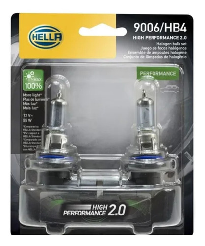 LAMP HALOG HB4 12V 55W SUPER BRANCA