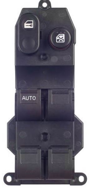 INTERRUPTOR VIDRO ELETRICO QUADRUPLO HONDA CIVIC 2001-2006 - FIT 2003-2008 - (MULTIQUALITA)  - HO1014