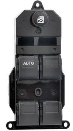 INTERRUPTOR DO VIDRO ELÉTRICO HONDA CIVIC 2001 À 2006 DIANTEIRO ESQUERDO QUADRUPLO MULTIQUALITA - HO1017