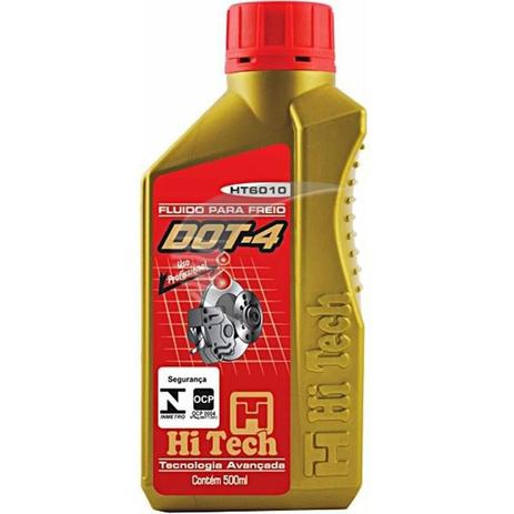 FLUIDO DE OLEO DE  FREIO DOT4 (HI TECH) 500 ML - HT-6010