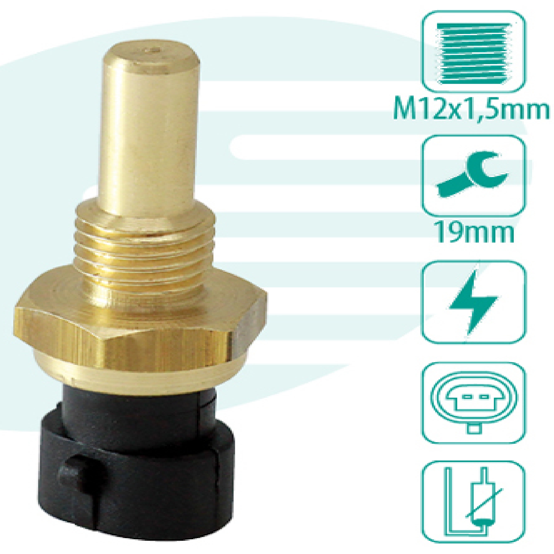 SENSOR TEMPERATURA INJ MONZA/KAD CORSA S(4050) - IG201.0801