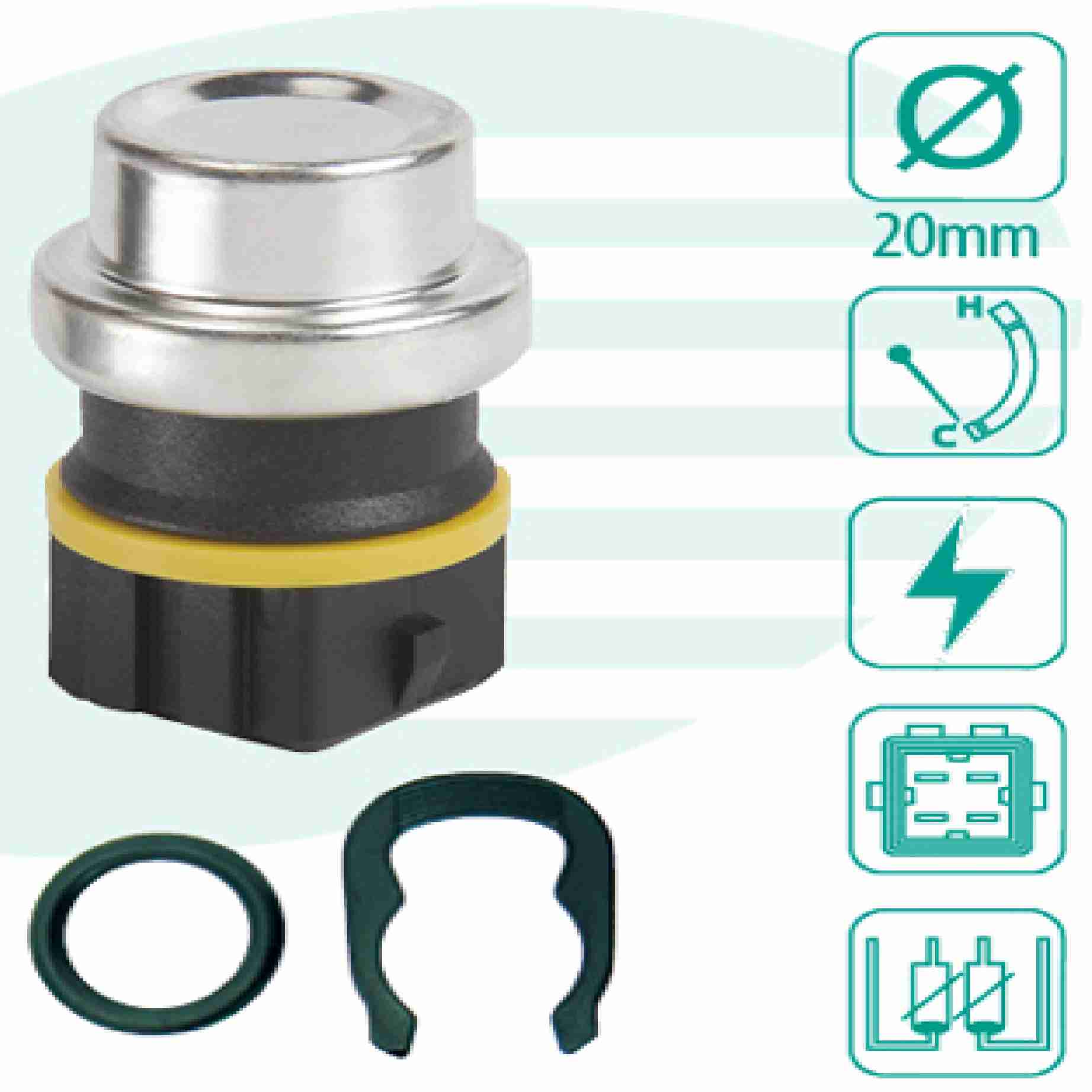 SENSOR TEMPERATURA GOL 1.0 16V /8V /TURBO /PARA 4034 - IG201.0810