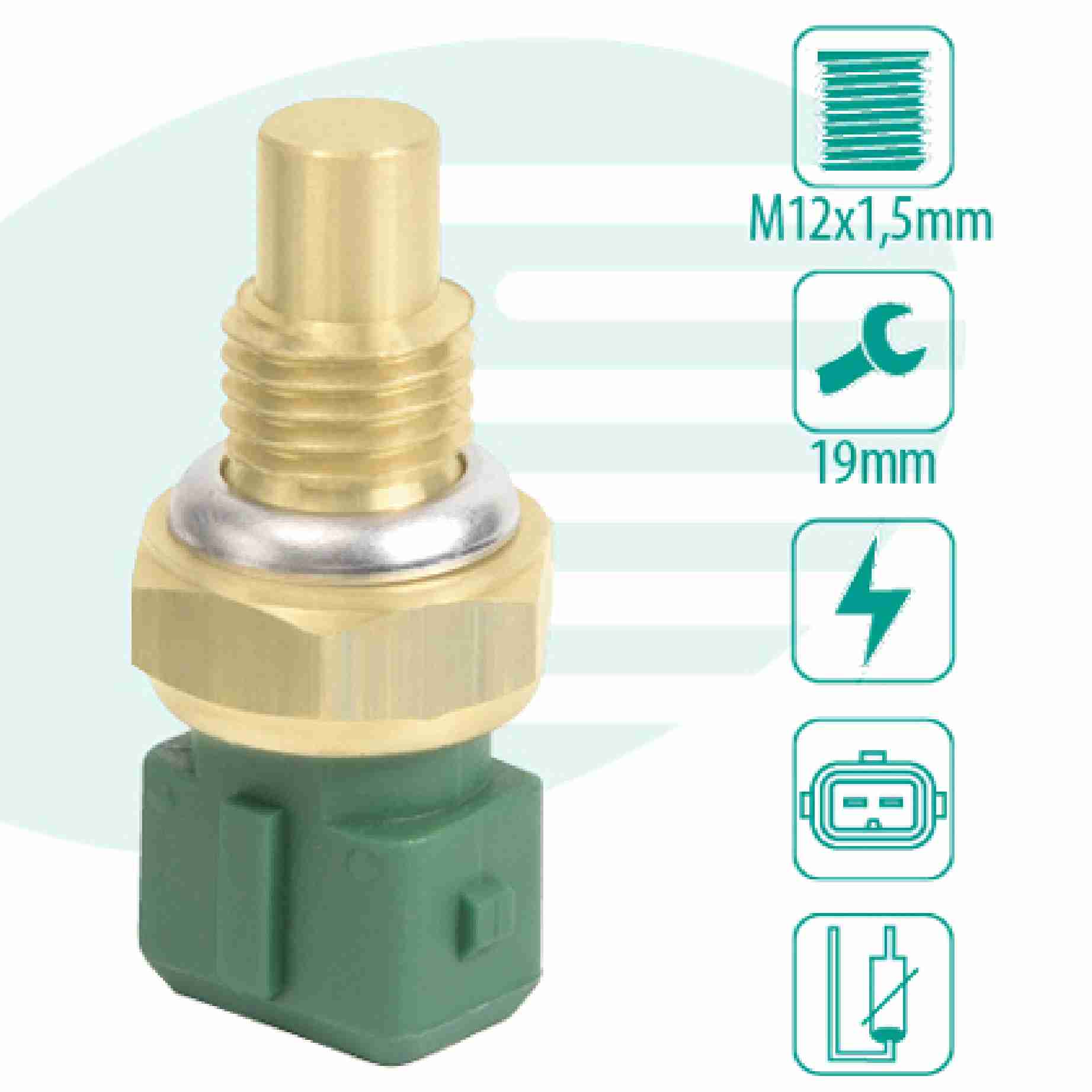 SENSOR TEMPERATURA AGUA PEGEOUT 205/605 (4017)  - IG201.0819