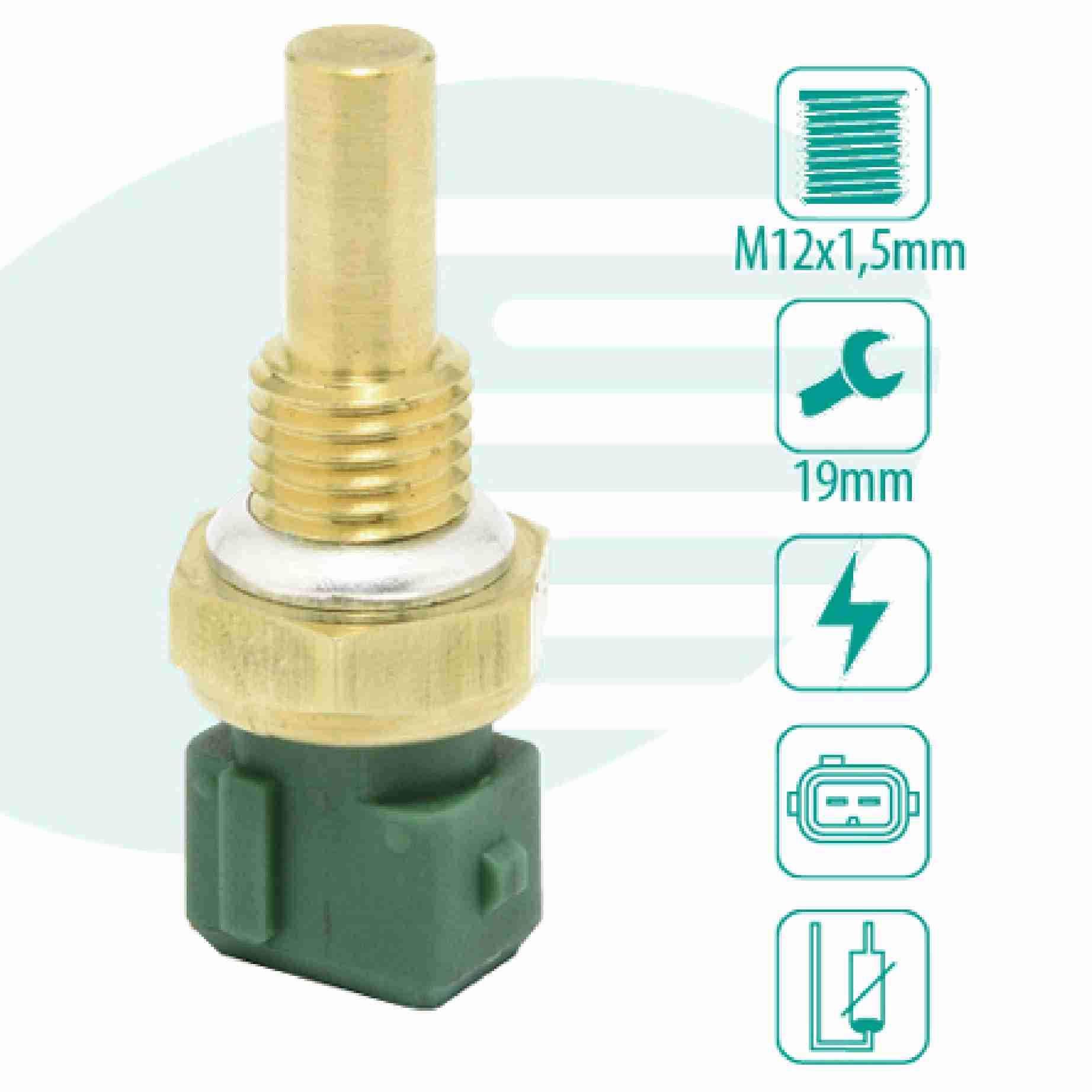 SENSOR TEMPERATURA AGUA TOYOTA COROLLA (4065) - IG201.0823