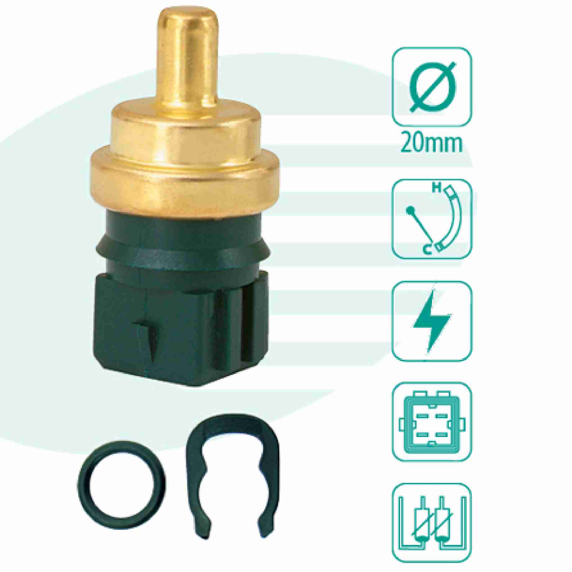 SENSOR TEMPERATURA AGUA AUDI GOLF A4 - IG201.0846