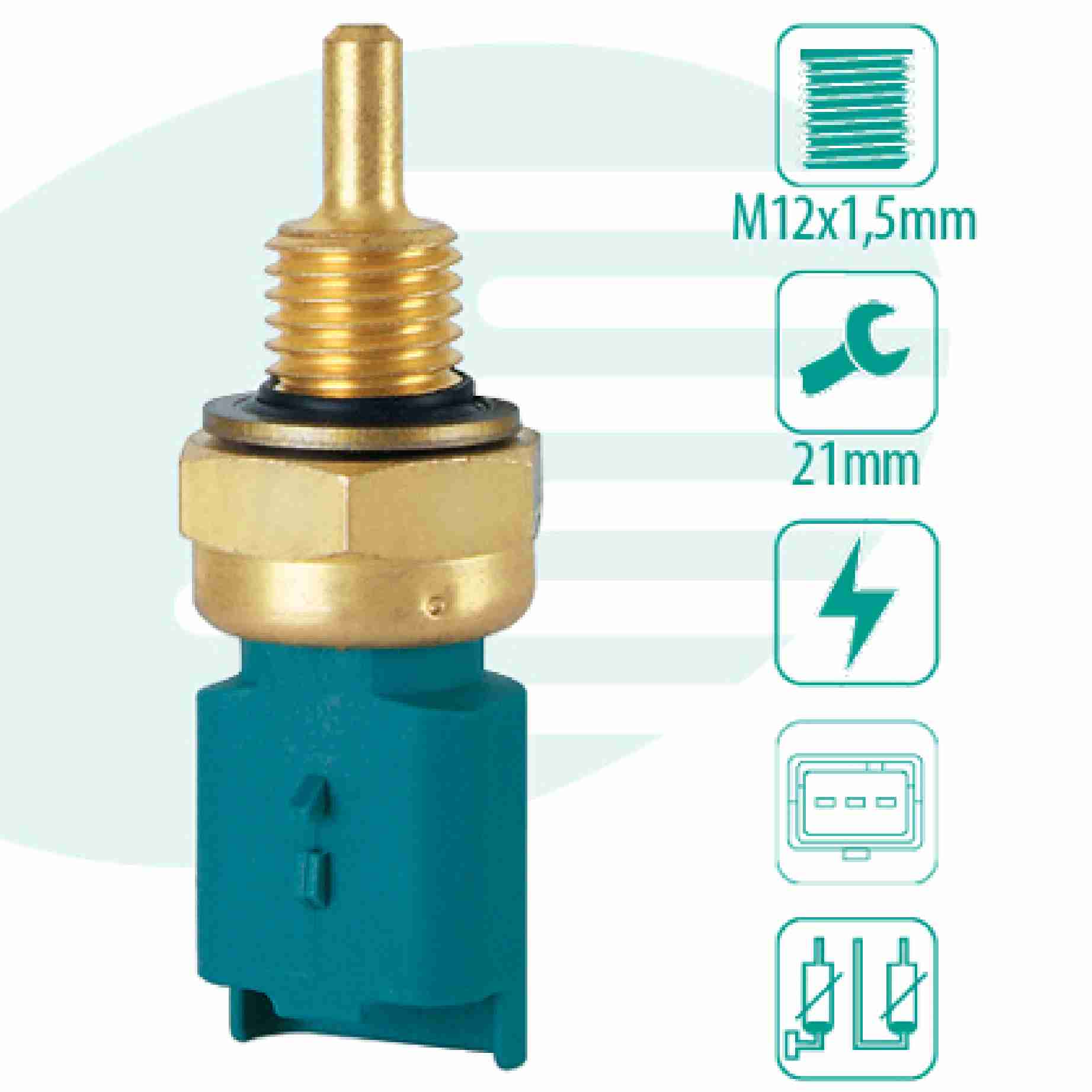 SENSOR TEMPERATURA AGUA C3 DUCATO 206 - IG201.0848