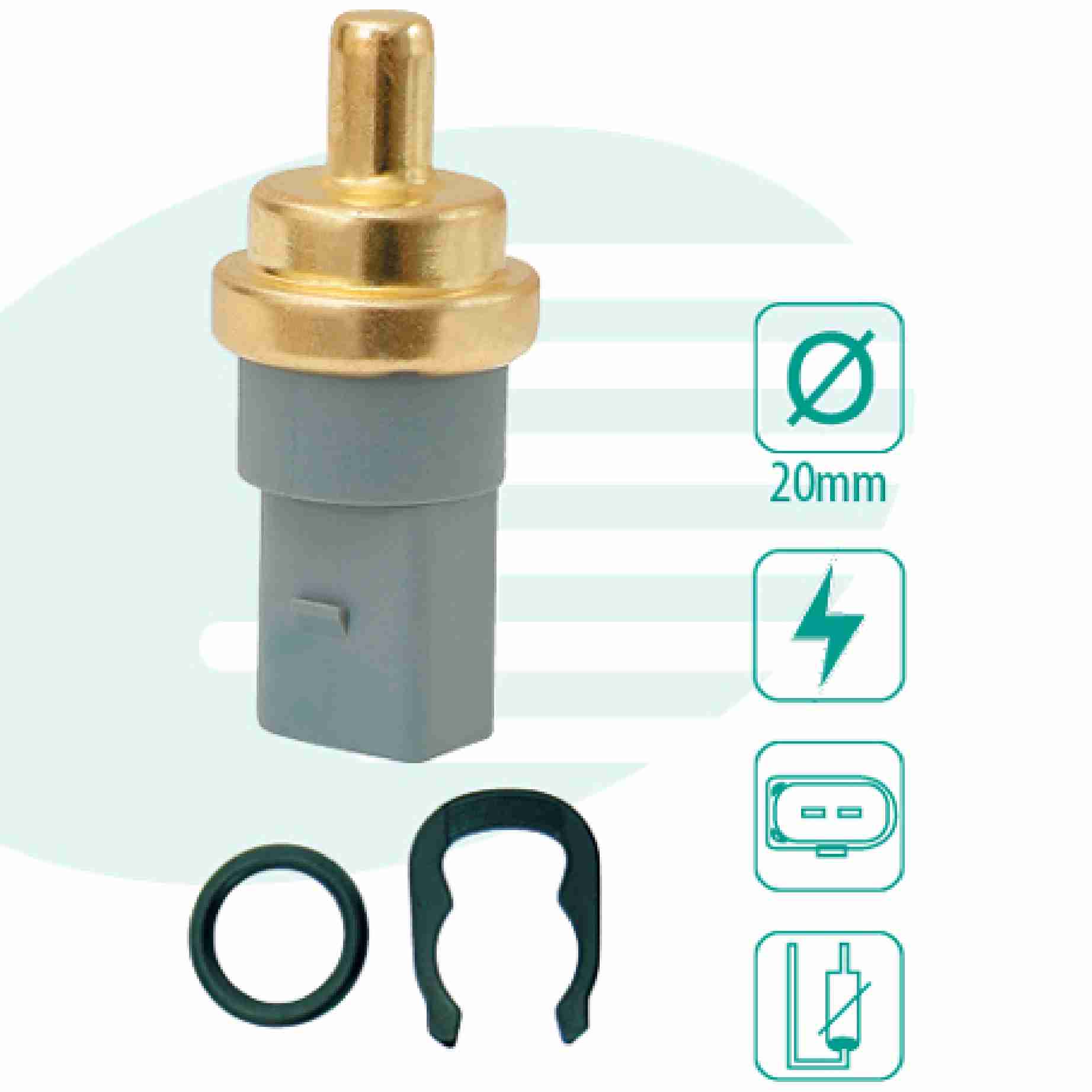 SENSOR TEMPERATURA GOL G5 /VOYAGE /SAVEIRO /GOLF FLEX MTE4092 - IG201.0850