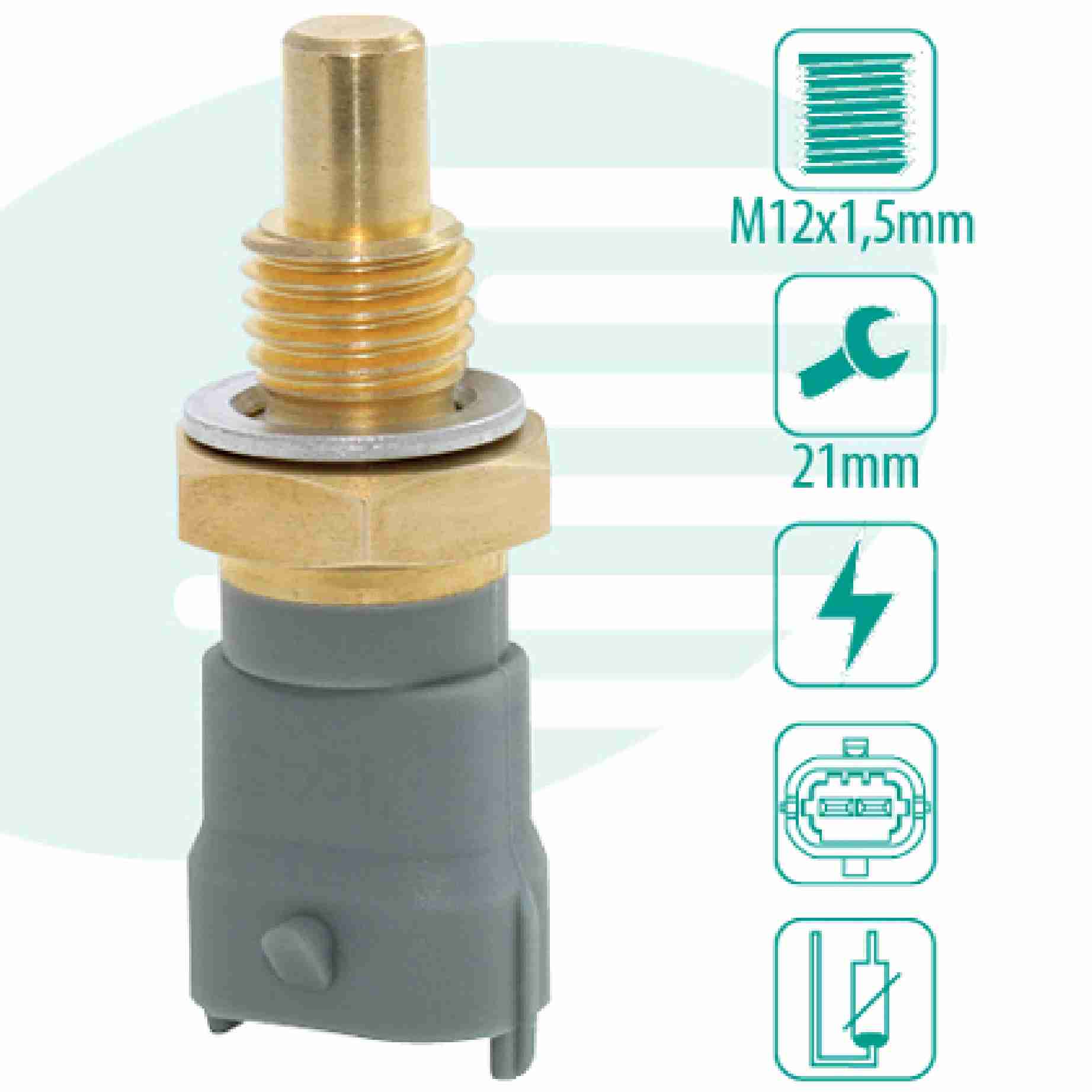 SENSOR TEMPERATURA AGUA FORD/RANGER WW CONSTEL - IG201.0871