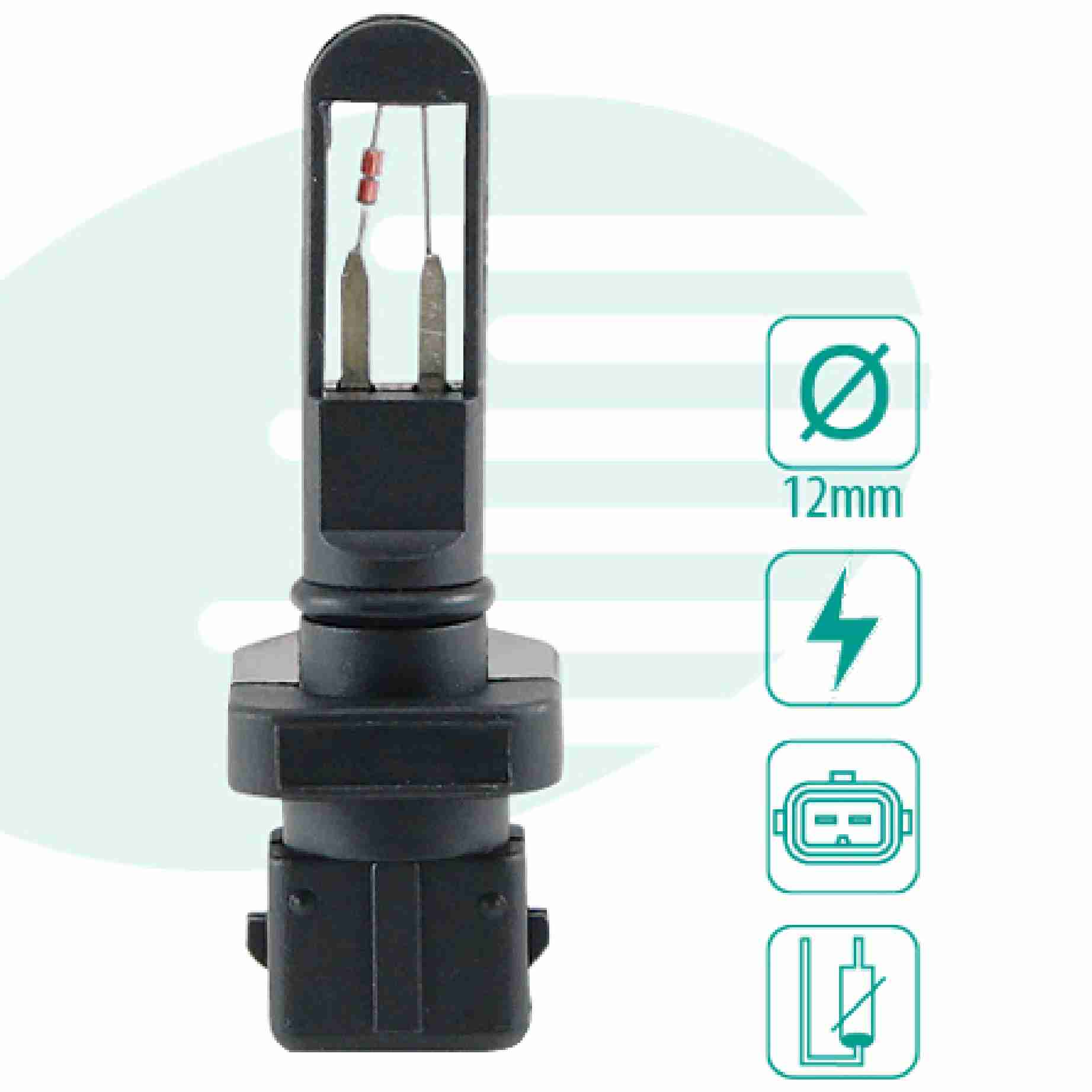 SENSOR TEMPERATURA AR A3 1.6 8V /GOL 1.0 /GOLF 1.8 - IG202.0917