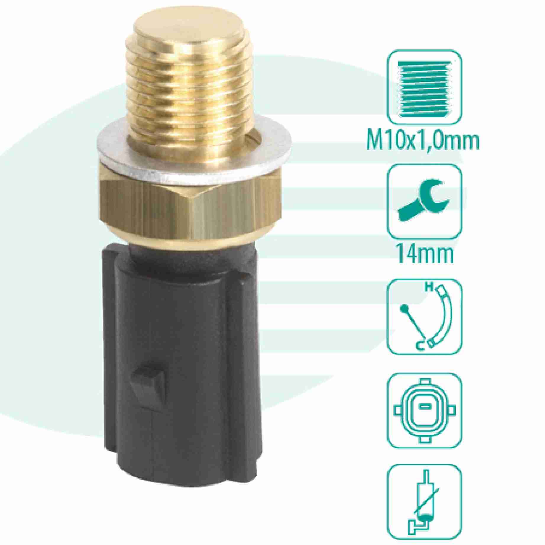 SENSOR TEMPERATURA ESCORT/VERONA /GOL PLUG 3018 - IG203.2002