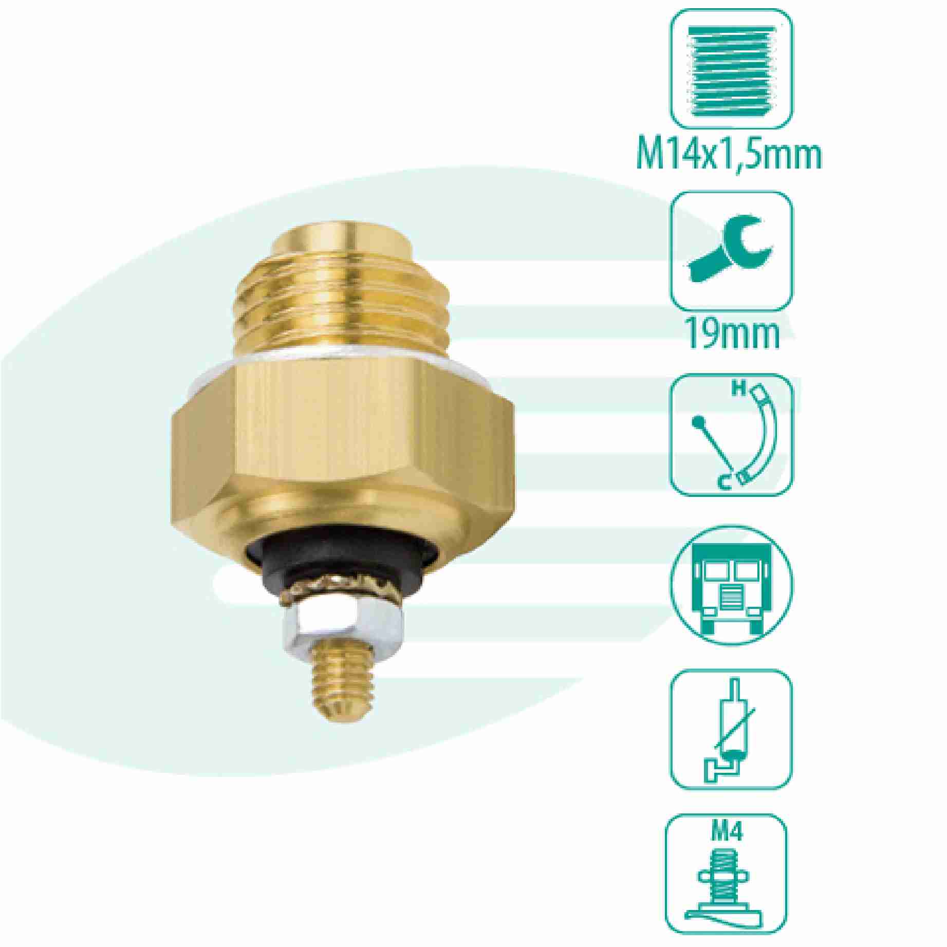SENSOR TEMPERATURA PAINEL MB CURTO 3022C  - IG203.2005
