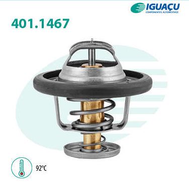 VALVULA TERMOSTATICA FORD KA NOVO 2014   NEW FIESTA 2016 FLEX - IGUAÇU - 401.1467-92