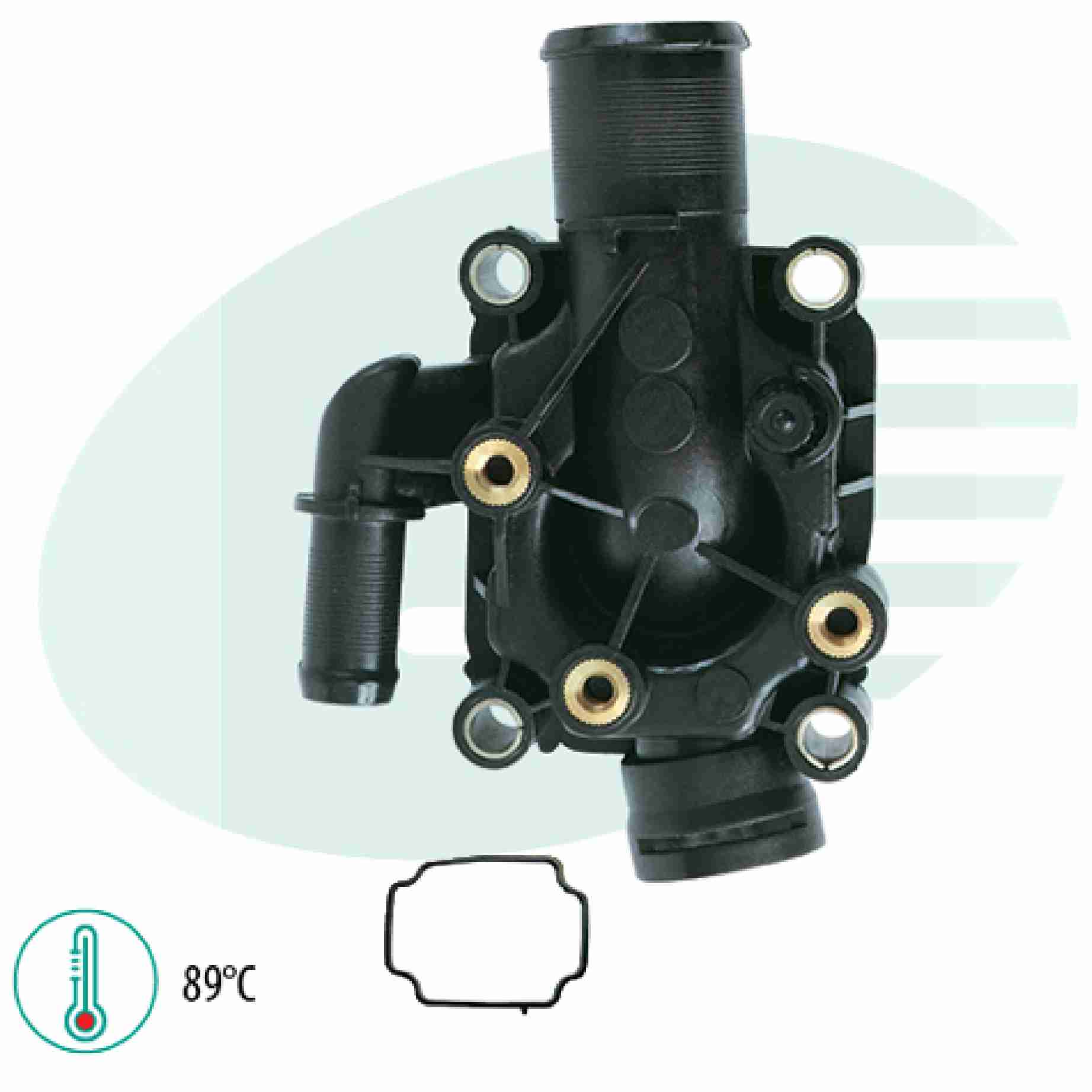 VALVULA TERMOSTATICA C/CARCAÇA C3 03... 206 01... 89° - IG402.1101-89