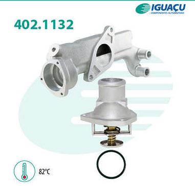 VALVULA TERMOSTATICA C CARCAÇA GM VECTRA - IGUAÇU- IG402.1132-82