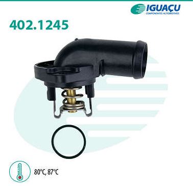 VALVULA TERMOSTATICA SENSOR COM CARCAÇA GOL 97... 1.0 8/16V - IG402.1245-80