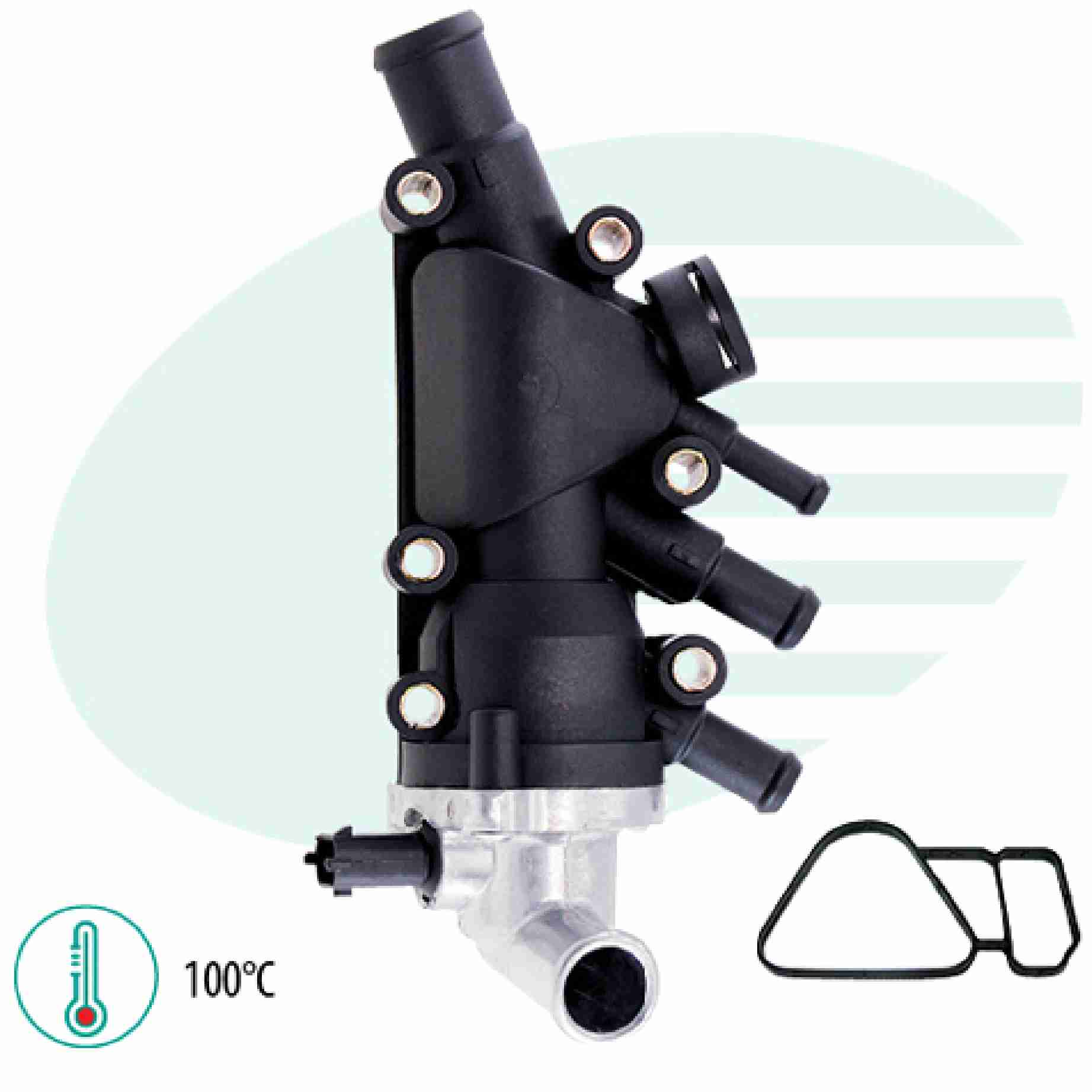VALVULA TERMOSTATICA SENSOR COM CARCAÇA FIESTA ZETEC VALVULA AL - IG402.1421-100