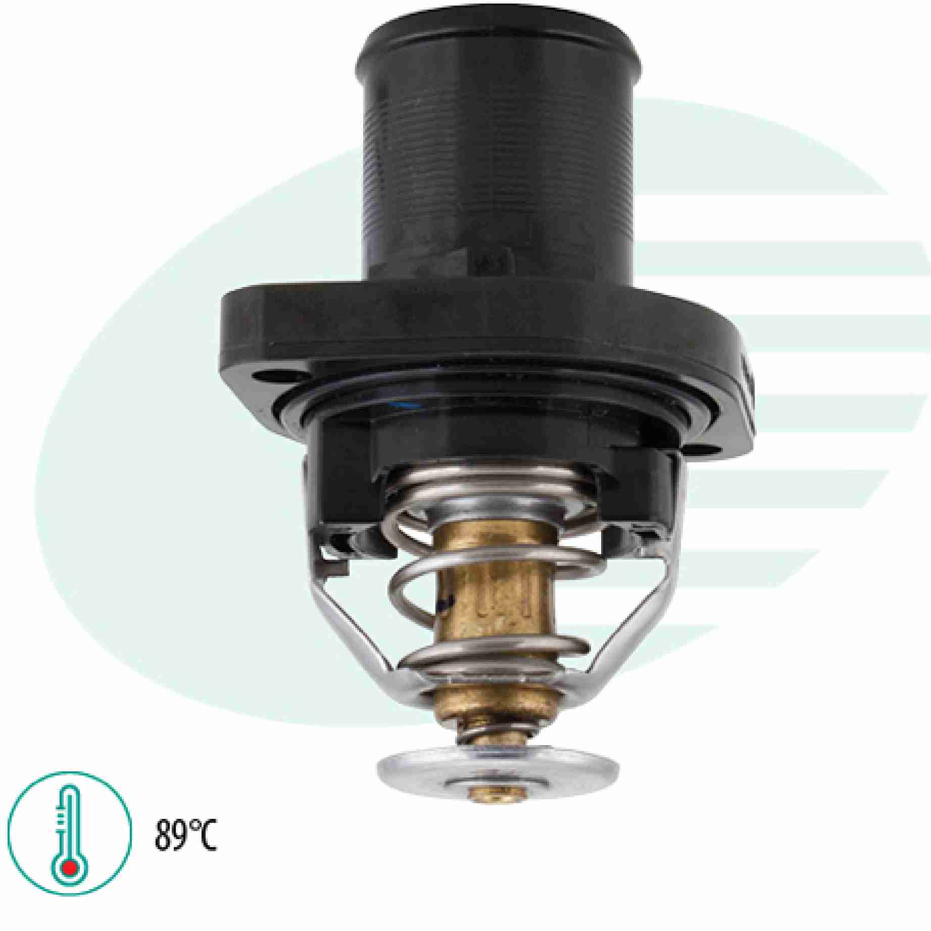 VALVULA TERMOSTATICA SENSOR COM CARCAÇA C3-C4 PEUGEOT 206-30 - IG402.1504-89