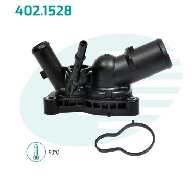 VALVULA TERMOSTATICA 90° FIAT STRADA, ARGO, CRONOS - IG402.1528-90 IGUAÇU