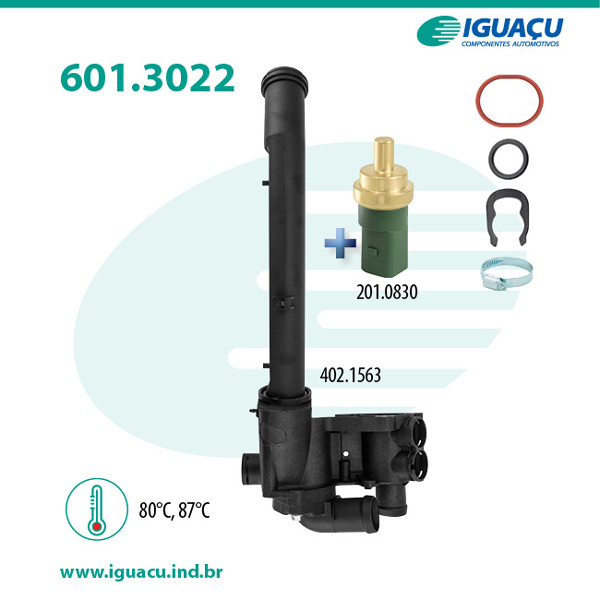 COMBINADO DE ARREFECIMENTO PARATI 1.0 16V. - IG601.3022-87