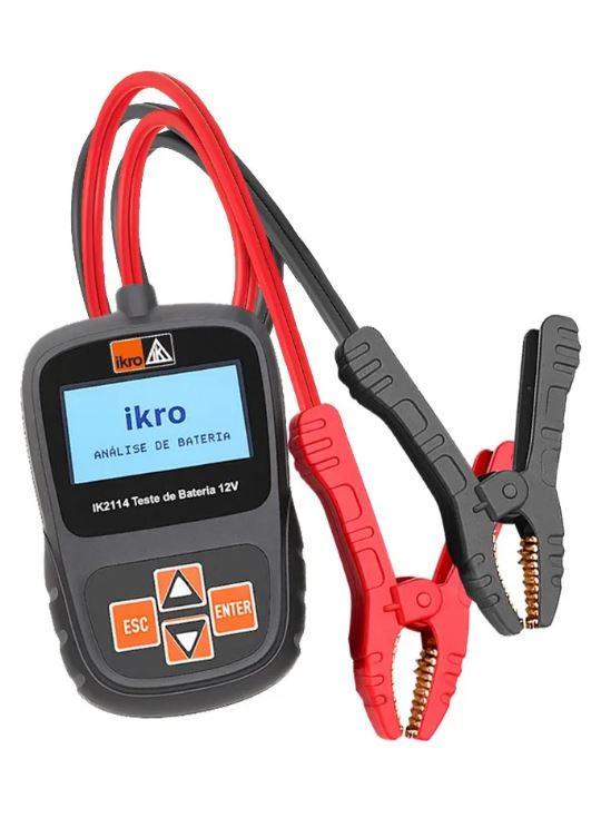ANALISADOR DE BATERIA DIGITAL 12 VOLTS - IKRO IK2114
