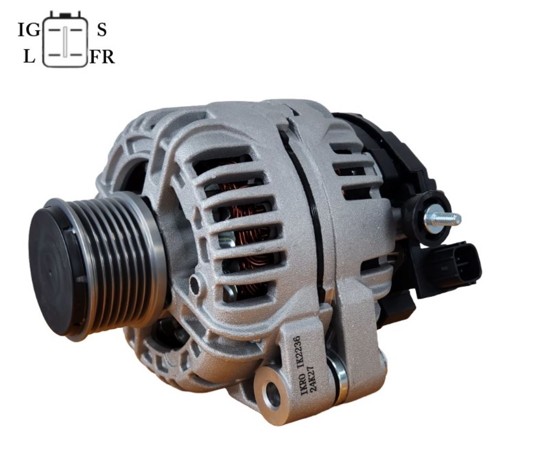 ALTERNADOR 14V 80A COM POLIA TOYOTA HILUX - IKR2236 IKRO