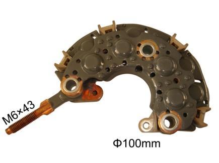 PLACA RETIFICADORA ALTERNADOR NIPODENSO HONDA ACCURA  TOYOTA - IKR3160  