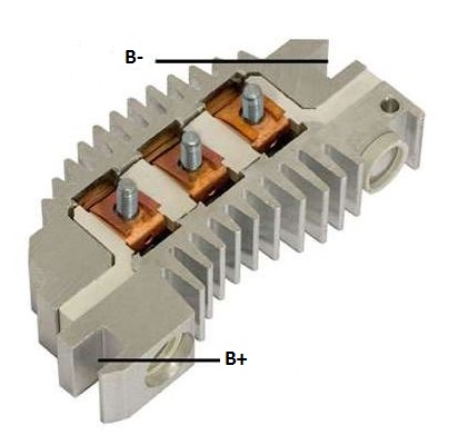 PLACA RETIFICADORA 65A GM KADETT, MONZA - IKR3311 IKRO