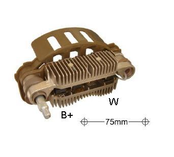PLACA RETIFICADORA ALTERNADOR SISTEMA MITSUBISHI  PEUGEOT 206  307  RENAULT CLIO CITROEN BERLINGO  XSARA - IKR3388 