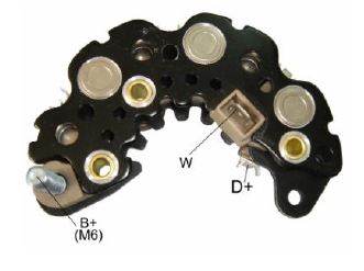 PLACA RETIFICADORA DELCO EMPILHADEIRAS HYSTER  150A IKRO IK3411