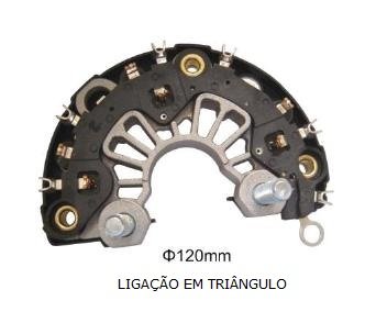 PLACA RETIFICADORA BOSCH VOLVO FH/FM/NH - FORD CARGO 2006.. 150A (IKRO) - IKR3433