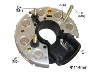 PLACA RETIFICADORA 95A MERCEES-BENZ 1114, 1214, 1621 - IKR3541 IKRO